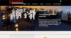 Desktop Screenshot of frankiespizzanewhope.com